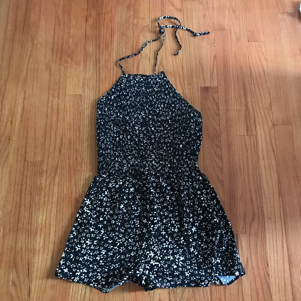 Floral Halter Romper